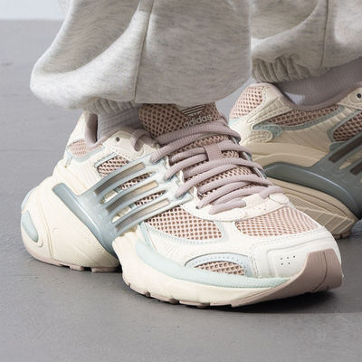 Adias三叶草女鞋厚底老爹