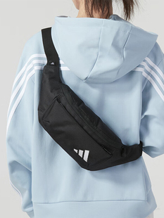 阿迪达斯腰包男女包新款 运动包户外骑行通勤男包单肩包女斜挎胸包