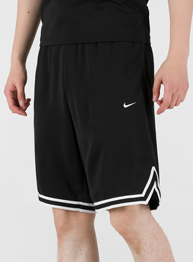 Nike耐克男裤运动裤篮球训练透气短裤五分裤DH7161-010