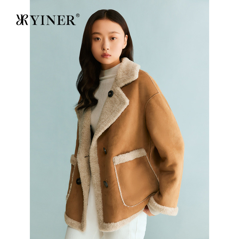 【舒心】YINER音儿专选女装冬季短款正反两面穿纯羊毛呢大衣外套,女装/女士精品,毛呢外套,淘宝优惠券,粉丝福利购,淘宝优惠卷