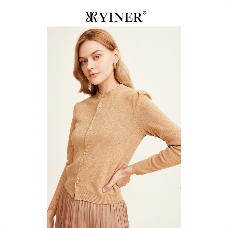 【摩登中式】YINER音儿专选女装冬长袖毛衣针织衫