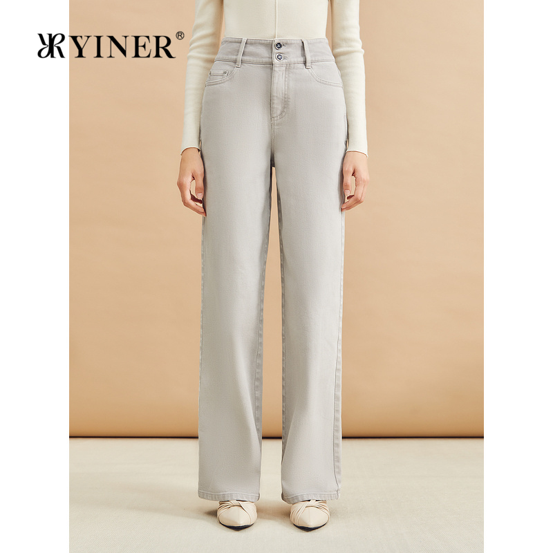 YINER音儿女装冬季时尚牛仔裤8C34520440