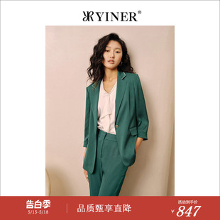 时尚 优雅通勤休闲西装 夏季 YINER音儿女装 短外套