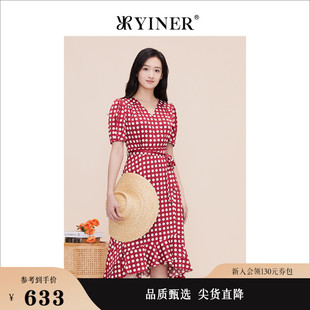 YINER音儿专选女装 夏季 度假风 连衣裙