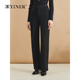 直筒长裤 厚实垂感休闲裤 冬季 时尚 醋酸系列 YINER音儿专选女装