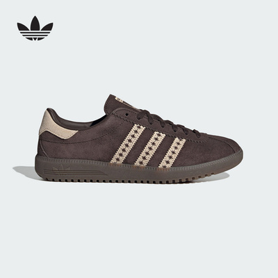 adidas阿迪达斯三叶草T头鞋2025冬女BERMUDA复古德训板鞋 JS3971