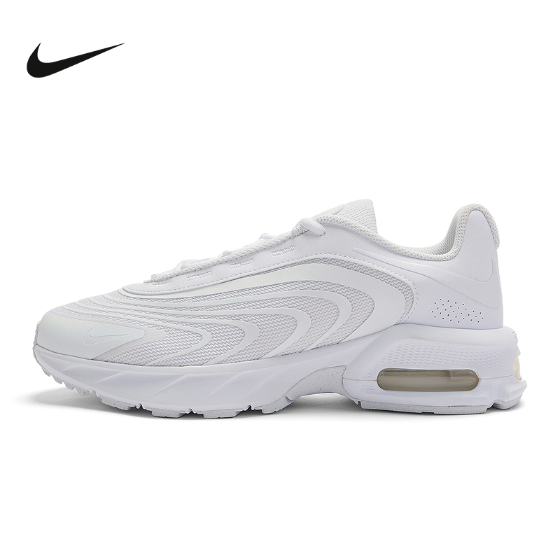 NIKE耐克男鞋白色AIR MAX气垫运动鞋复古老爹鞋跑步鞋IO4510-100
