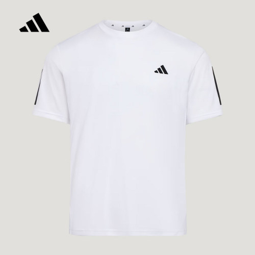 adidas阿迪达斯男子速干短袖三条纹TR-ES TEE 3S 跑步T恤KU8727
