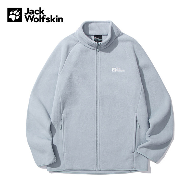 JackWolfskin狼爪抓绒衣男士25秋冬户外休闲加厚立领外套1711361A