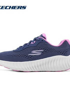 斯凯奇2025夏女厚底增高休闲运动鞋缓震耐磨跑步鞋 129365/NVPR