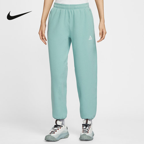 NIKE耐克女裤ACG户外摇粒绒运动裤冬加绒刺绣收口长裤HJ0242-017
