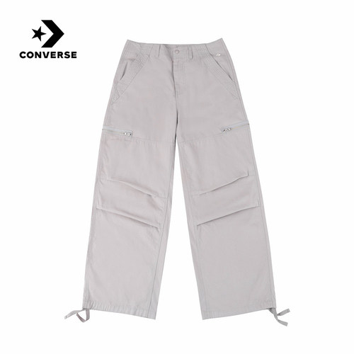Converse匡威2026秋男运动休闲裤舒适宽松直筒梭织长裤MCK086-GD9