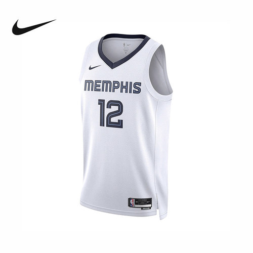 NIKE耐克孟菲斯灰熊队DRI-FIT NBA男训练速干无袖球衣DN2082-100