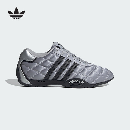 adidas阿迪达斯三叶草2025秋女ADIRACER赛车文化薄底运动鞋JS0284