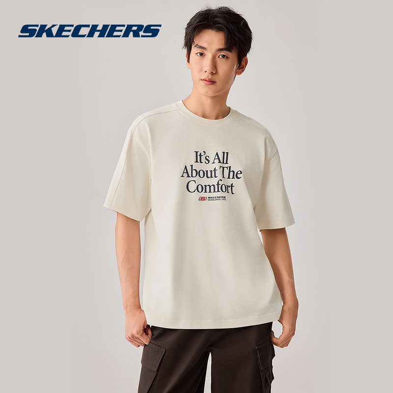 SKECHERS(斯凯奇)|（新款）2026春中性短袖衫 L126U004-01SV