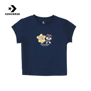 Converse匡威26夏新款女子休闲短袖宽松舒适运动T恤衫 WCJ771-695