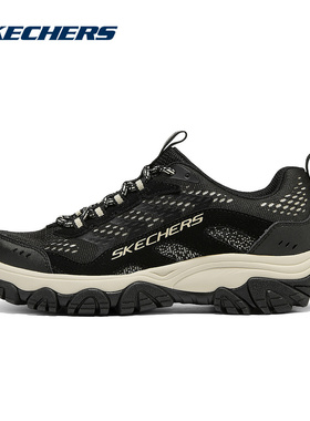 Skechers斯凯奇女士徒步鞋舒适透气防滑耐磨运动鞋 180421C/BKNT