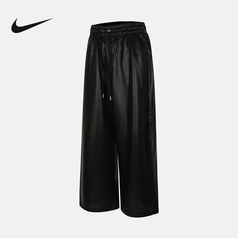 Nike耐克女裤Jordan Flight仿皮裤宽松阔腿裤运动长裤IO3049-010,运动服/休闲服装,运动长裤,淘宝优惠券,粉丝福利购,淘宝优惠卷