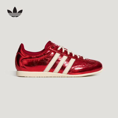 adidas阿迪达斯三叶草红色薄底鞋秋女CHANGLE常乐系列T头鞋LA1365