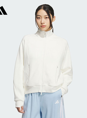 adidas阿迪达斯女子W LOOSE JKT 立领运动健身夹克外套KF2541