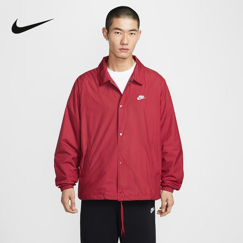 NIKE耐克新年款宽松美式教练夹克春季梭织复古轻便外套FN3317-613