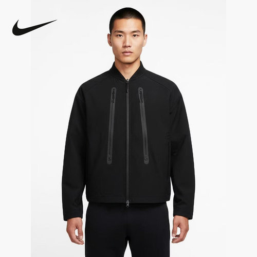NIKE耐克男外套2026春新款棒球服健身训练针织运动夹克IO0678-010