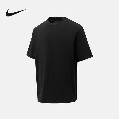 NIKE耐克男子AJ短袖夏新款Jordan宽松透气黑色运动T恤DX6774-010
