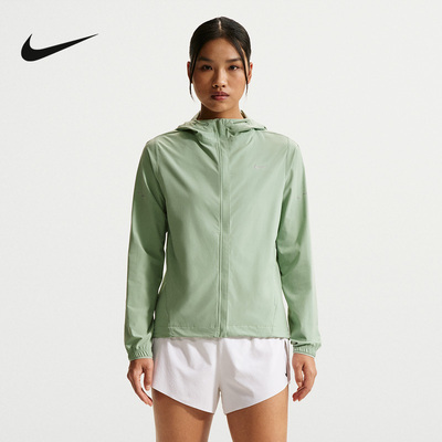 Nike耐克轻薄外套女春新款SWIFT防泼水可收纳跑步夹克 HQ0651-006