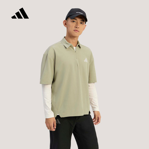 adidas阿迪达斯户外速干半袖T恤2026夏男Xploric短袖POLO衫KD6869