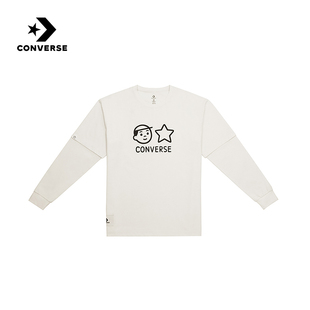 匡威Converse x Noritake联名25秋男子条纹上衣长袖T恤UCH888-W70