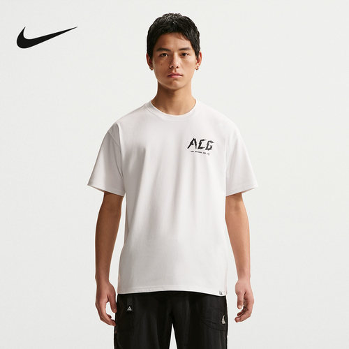 NIKE耐克ACG男子户外运动T恤夏季图案上衣宽松透气短袖IH1315-121