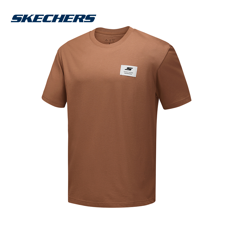 SKECHERS|（新款）2025秋男短袖衫 P325M076-03F9