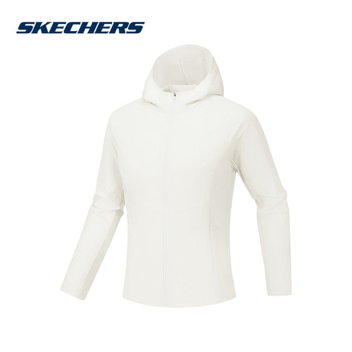Skechers斯凯奇2026夏新款女士百搭休闲运动连帽梭织外套P226W004
