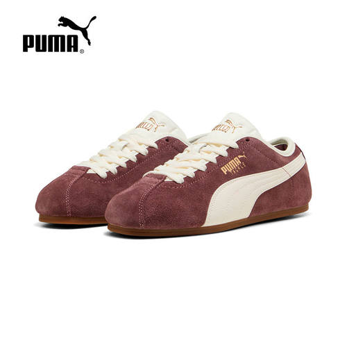 PUMA彪马薄底拼色烫金休闲T头鞋2026秋中性低帮板鞋 404456-19