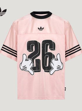 adidas阿迪达斯三叶草迪士尼联名T恤
