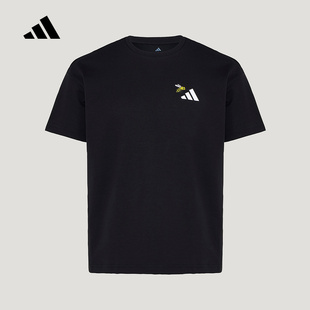 adidas阿迪达斯户外夏中性大自然印花半截袖TERREX短袖T恤 KG3848