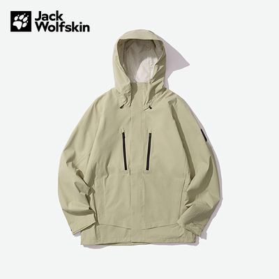 JackWolfskin狼爪25秋冬男士户外运动防泼水冲锋衣 A65331-5940