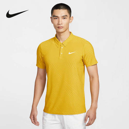 Nike耐克DRI-FIT男速干透气翻领短袖POLO衫网球运动T恤IB1021-389