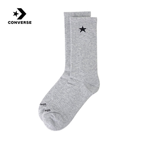 Converse匡威26春男女中筒袜舒适透气运动休闲袜子 UC0565-GGN