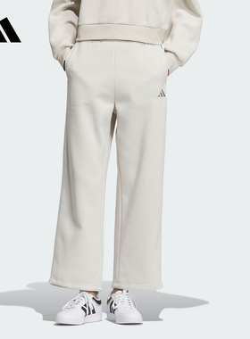 adidas阿迪达斯MUST HAVES加厚运动休闲裤2025冬女针织长裤KC0051