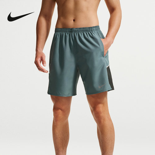 NIKE耐克男子短裤夏季新款运动篮球跑步训练针织五分裤IF2057-382