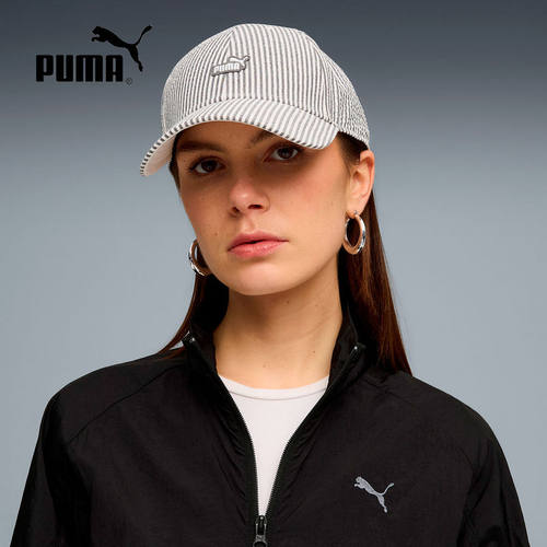 PUMA彪马显脸小遮阳棒球帽鸭舌帽2026夏中性运动帽子 026840-01