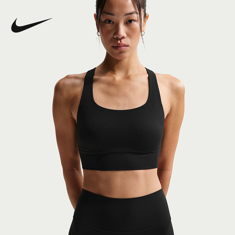 NIKE耐克女子运动内衣跑步健身训练低强度支撑BRA背心IB9862-010