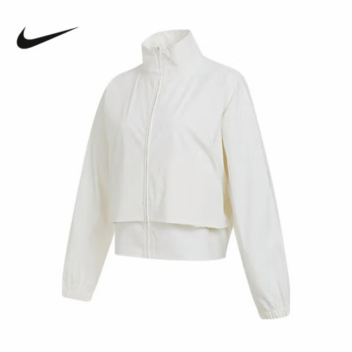 Nike耐克梭织外套女夏季24.7 DRI-FIT宽松速干立领夹克HJ0964-133