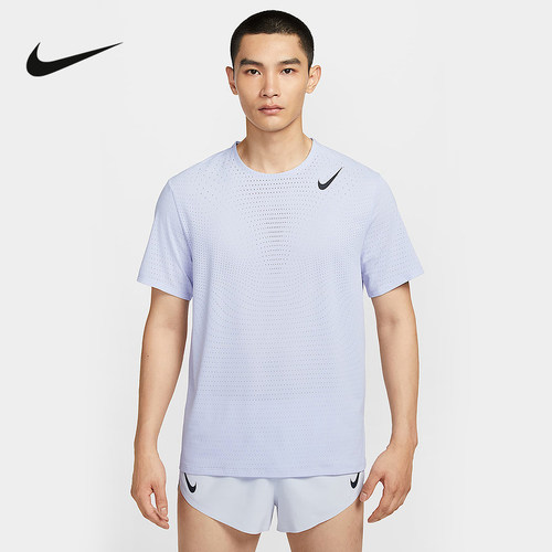 NIKE耐克DRI-FIT ADV男子速干透气短袖跑步上衣运动T恤HJ3378-057