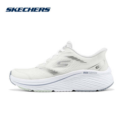 Skechers斯凯奇2025秋女鞋厚底缓震透气运动休闲鞋 129655/WHT