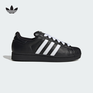 adidas阿迪达斯三叶草黑色贝壳头25秋中性SUPERSTAR KK4474 II板鞋