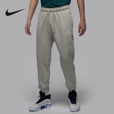 JORDAN耐克长裤DRI-FIT男速干运动裤秋季灰色束脚卫裤FV8609-050