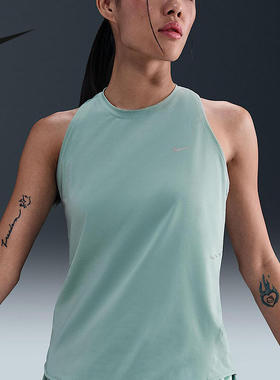 NIKE耐克女子背心夏新款跑步训练无袖T恤透气速干上衣HQ0621-017