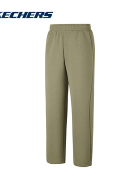 Skechers斯凯奇26春男士舒适时尚运动休闲针织长裤 P126M010/01DR